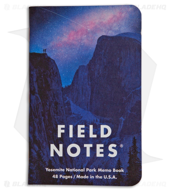 Field Notes National Parks - Series A: Yosemite, Acadia, Zion 3-Pack Memo Books