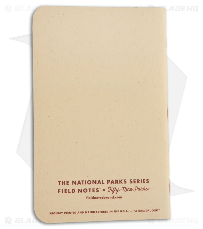 Field Notes National Parks - Series A: Yosemite, Acadia, Zion 3-Pack Memo Books