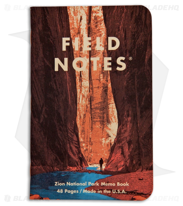 Field Notes National Parks - Series A: Yosemite, Acadia, Zion 3-Pack Memo Books