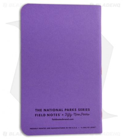 Field Notes National Parks - Series B: Grand Canyon, Joshua Tree, Mt. Rainier 
