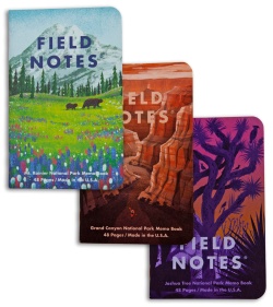 Field Notes National Parks - Series B: Grand Canyon, Joshua Tree, Mt. Rainier 