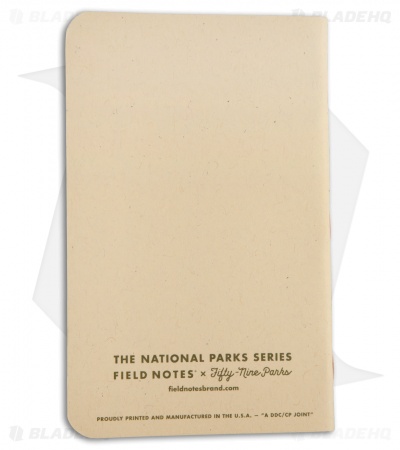 Field Notes Natl Parks - Series C: Rocky, Smoky, Yellowstone 3-Pack Memo Books