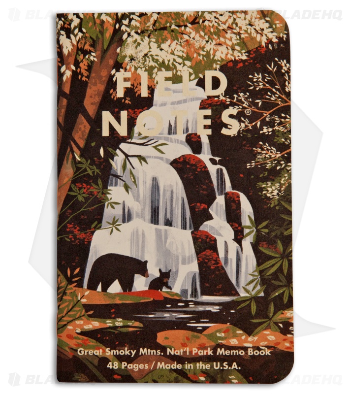 Field Notes Natl Parks - Series C: Rocky, Smoky, Yellowstone 3-Pack Memo Books