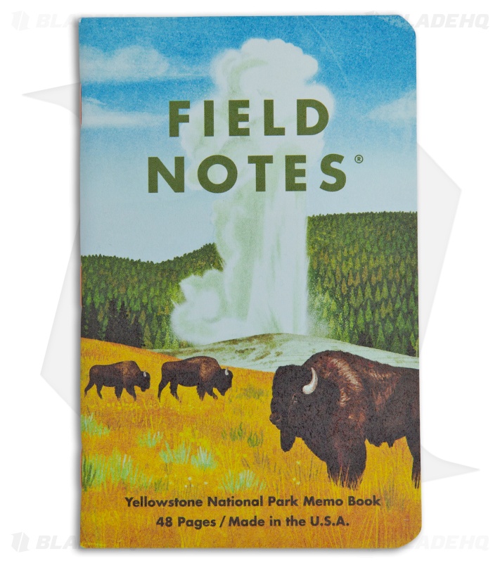 Field Notes Natl Parks - Series C: Rocky, Smoky, Yellowstone 3-Pack Memo Books