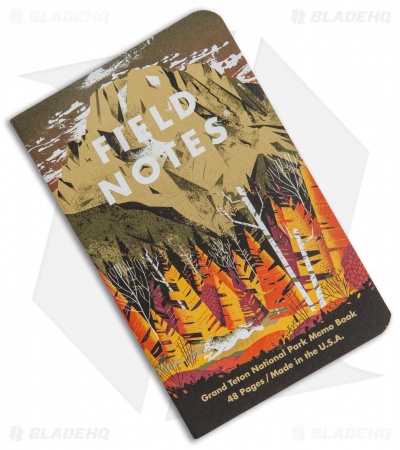 Field Notes National Parks - Series D: Grand Teton, Arches, Sequoia