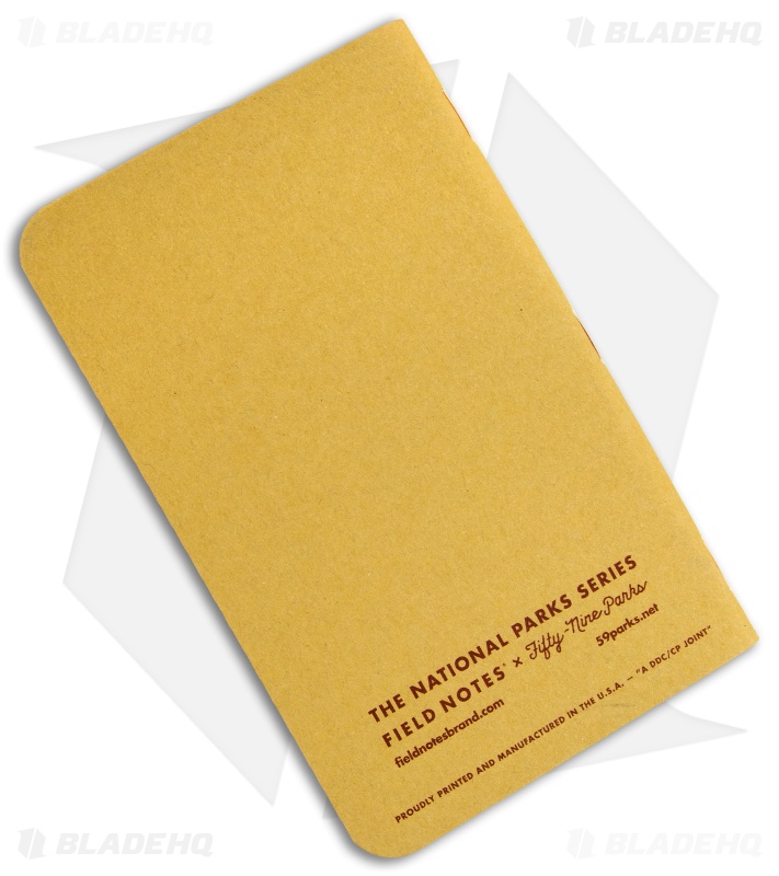 Field Notes Natl Parks - Series E: Denali, Cuyahoga, Olympic 3-Pack Memo Books