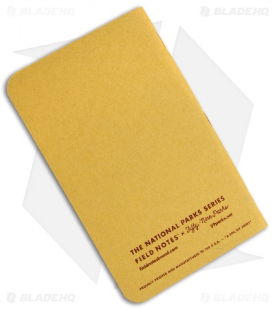 Field Notes Natl Parks - Series E: Denali, Cuyahoga, Olympic 3-Pack Memo Books