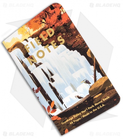 Field Notes Natl Parks - Series E: Denali, Cuyahoga, Olympic 3-Pack Memo Books