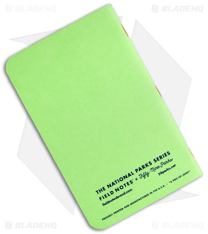 Field Notes Natl Parks - Series E: Denali, Cuyahoga, Olympic 3-Pack Memo Books
