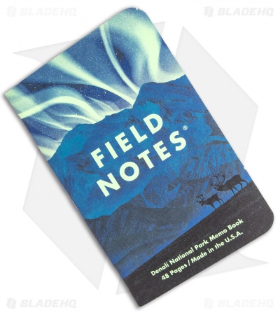 Field Notes Natl Parks - Series E: Denali, Cuyahoga, Olympic 3-Pack Memo Books