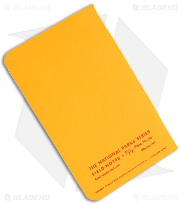 Field Notes Natl Parks - Series E: Denali, Cuyahoga, Olympic 3-Pack Memo Books