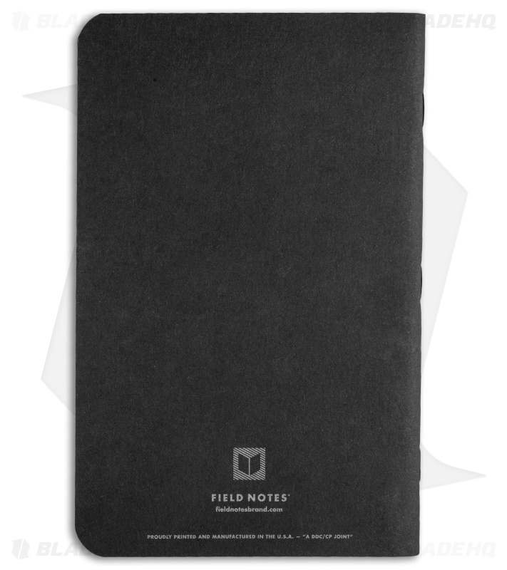 Field Notes Pitch Black Dot Graph 2-Pack (4.75" x 7.5") FN-35