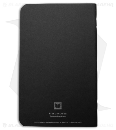 Field Notes Pitch Black Ruled 2-Pack (4.75" x 7.5") FN-36