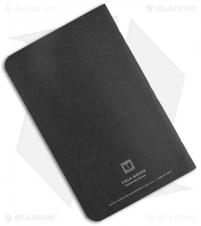 Field Notes Pitch Black Ruled Paper 2-Pack (5.50" x 3.50") FN-34