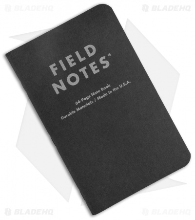 Field Notes Pitch Black Ruled Paper 2-Pack (5.50" x 3.50") FN-34