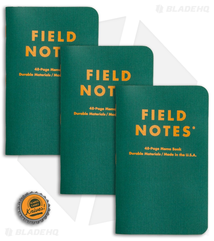 Field Notes Trailhead Ruled 3-Pack - Green / Orange - FNC-51