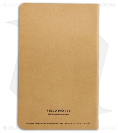 Greg Stevens Design Field Notes Coffee Leather/Black Cover w/ 3 Notebooks 