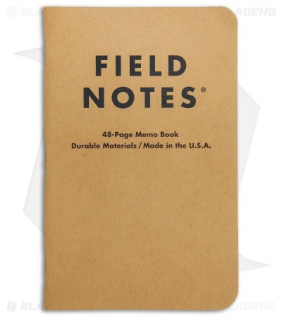 Greg Stevens Design Field Notes Coffee Leather/Black Cover w/ 3 Notebooks 