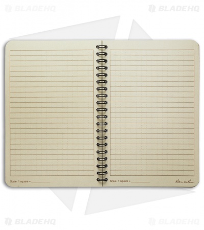 Rite In The Rain Side Spiral 4.5" x 7" Notebook (Tan) #973T