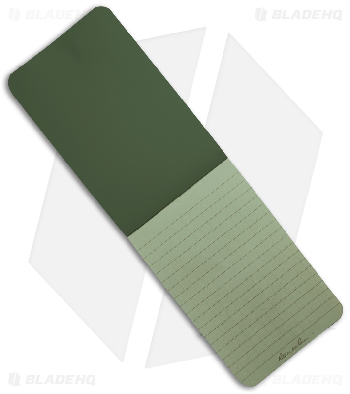 Rite In The Rain Top Bound Memo 3.25" x 5.25" All-Weather Notebook (Green) #978