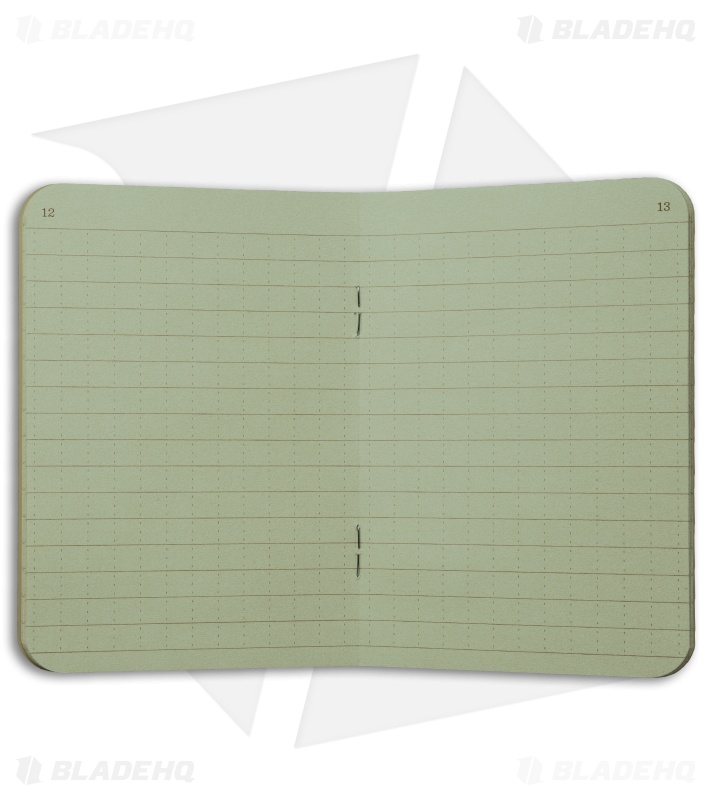Rite In The Rain Mini Stapled 3.25" x 4.5" Notebook 3-Pack (Green) #971FX-M