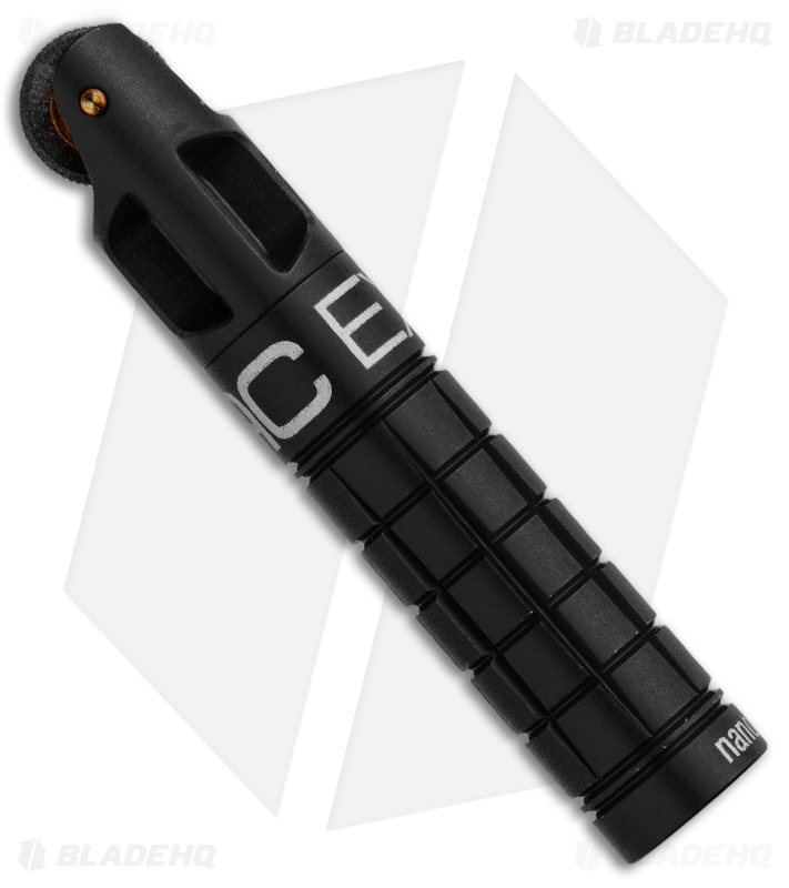 Exotac nanoSpark Waterproof Firestarter Black Aluminum