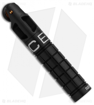 Exotac nanoSpark Waterproof Firestarter Black Aluminum