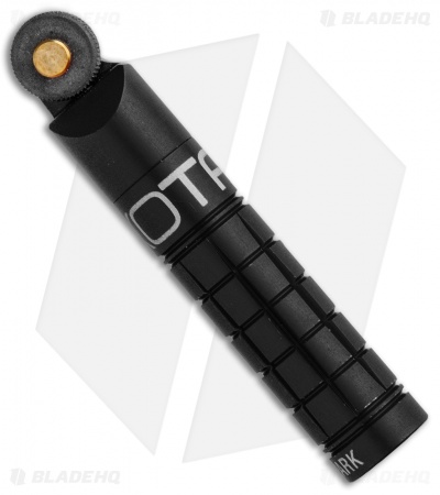 Exotac nanoSpark Waterproof Firestarter Black Aluminum
