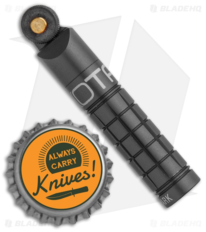 Exotac nanoSpark Waterproof Firestarter Gunmetal Aluminum