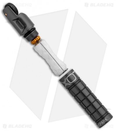 Briquet à Silex Exotac Nanospark – Olive Drab – Avec Rangement Amadou – Outdoor