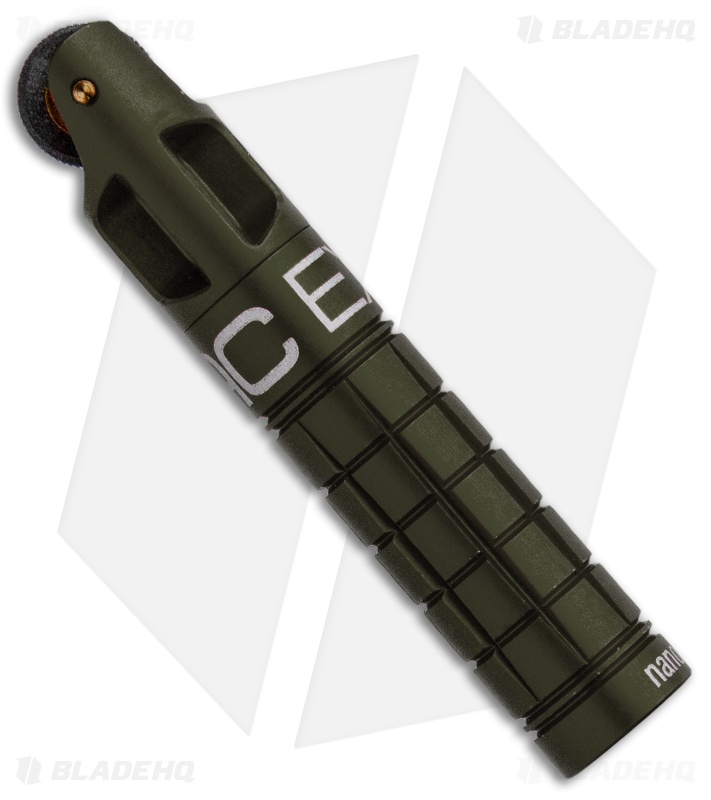 Exotac nanoSpark Waterproof Firestarter OD Green Aluminum