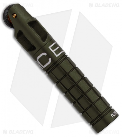 Exotac nanoSpark Waterproof Firestarter OD Green Aluminum