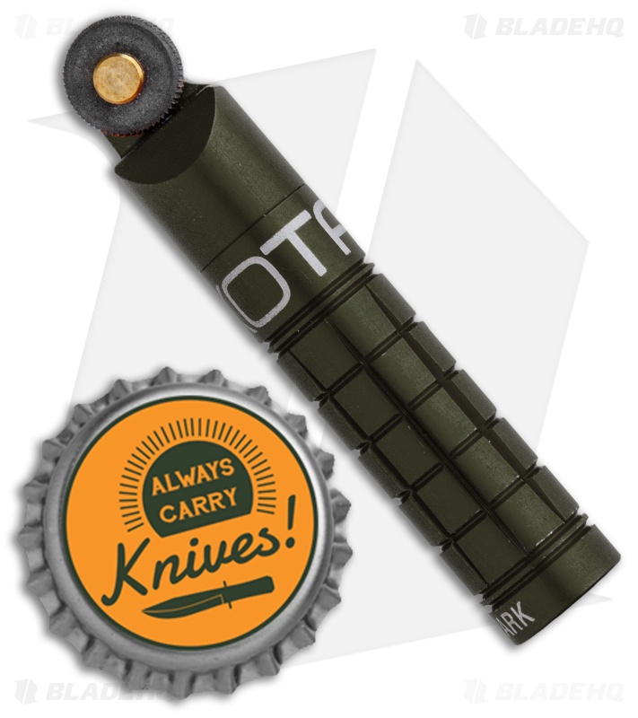 Exotac nanoSpark - Waterproof Firestarter | OD Green | Blade HQ