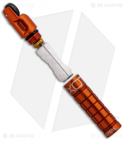 Exotac nanoSpark Waterproof Firestarter Orange Aluminum