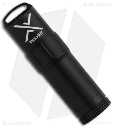 Exotac titanLight Waterproof Lighter Black Aluminum