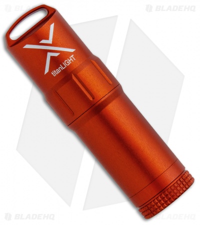 Exotac titanLight Waterproof Lighter Orange Aluminum