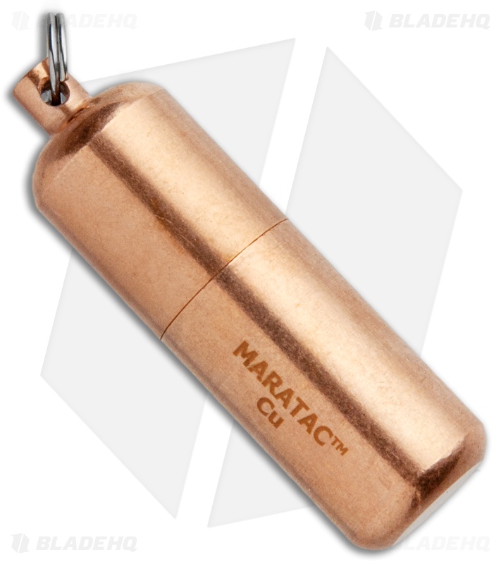 Maratac Copper Combo Set With Copper Peanut Lighter 3 Copper Clutch And Lanyard 