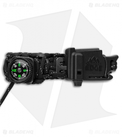 Outdoor Edge ParaSpark Survival Bracelet Knife Black (1.37" Stonewash)