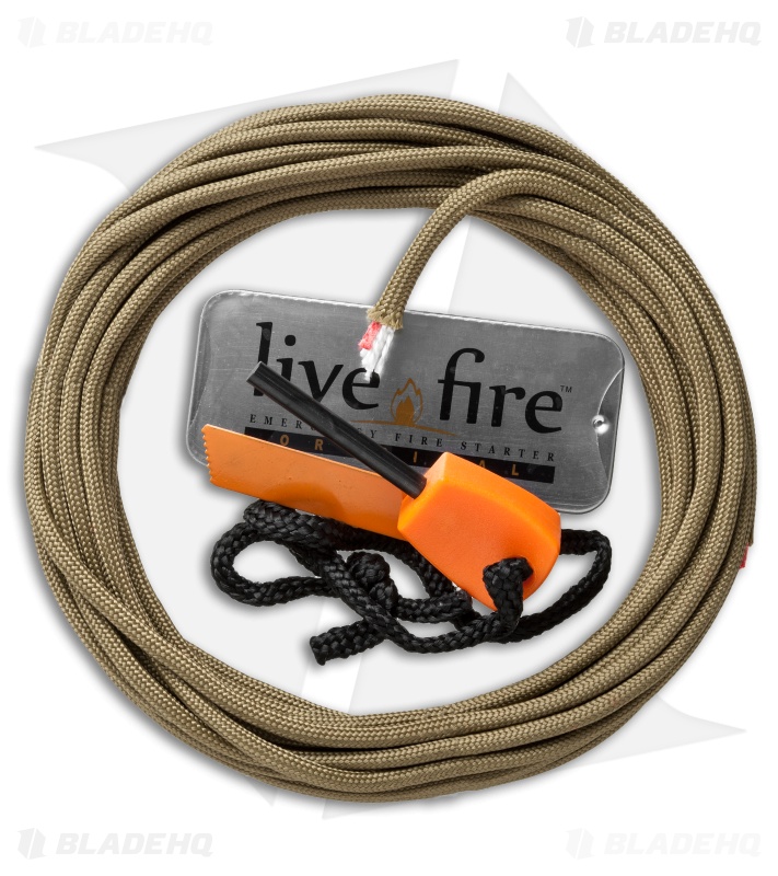 Live Fire Gear Ring-O' Fire Complete Firestarting Solution 