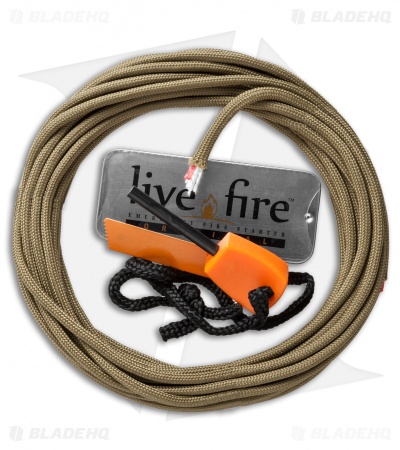 Live Fire Gear Ring-O' Fire Complete Firestarting Solution 