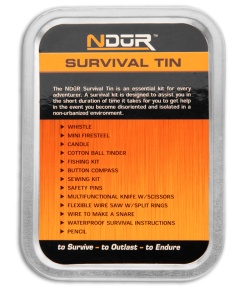 Ndur Survival Tin Adventurer Kit