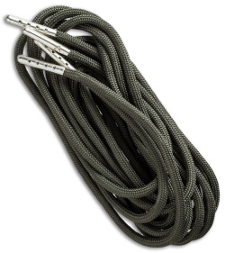 Wasatch Outdoors 84" Fire Starter Paracord Survival Laces (OD Green) 