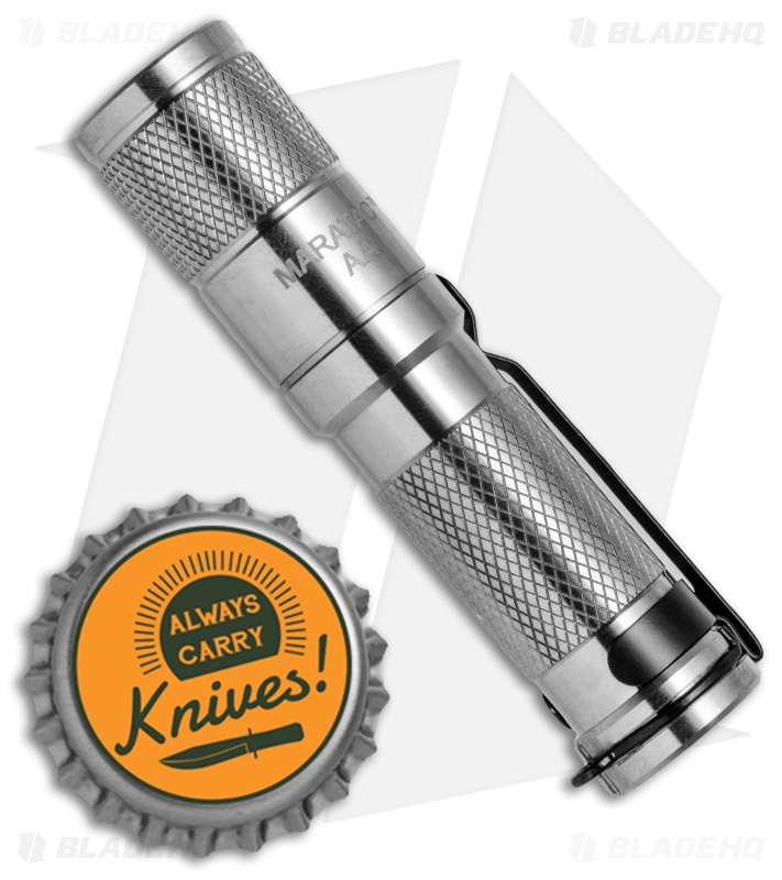 Maratac Polished Titanium AA LED Flashlight REV 1 (205