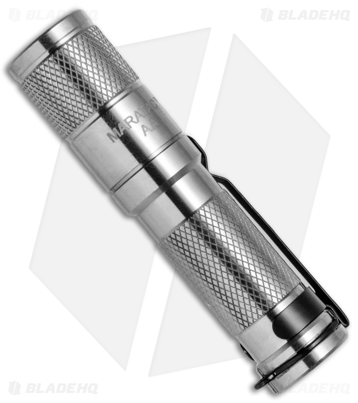 Maratac Polished Titanium AA LED Flashlight REV 1 (205