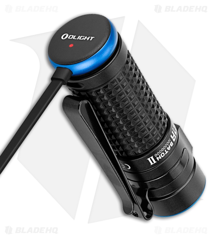 Olight S1R Baton II Recharge Flashlight | Black | Blade HQ