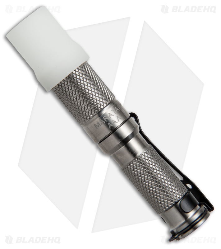 Maratac Polished Titanium AAA LED Flashlight REV 4 (145