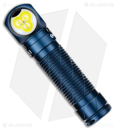 Olight Perun 3 Headlamp Midnight Blue Aluminum (3000 Lumens Red/White Light)