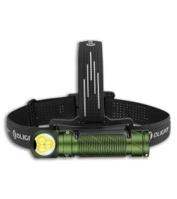 Olight Perun 3 Headlamp OD Green Aluminum (3000 Lumens Red/White Light)