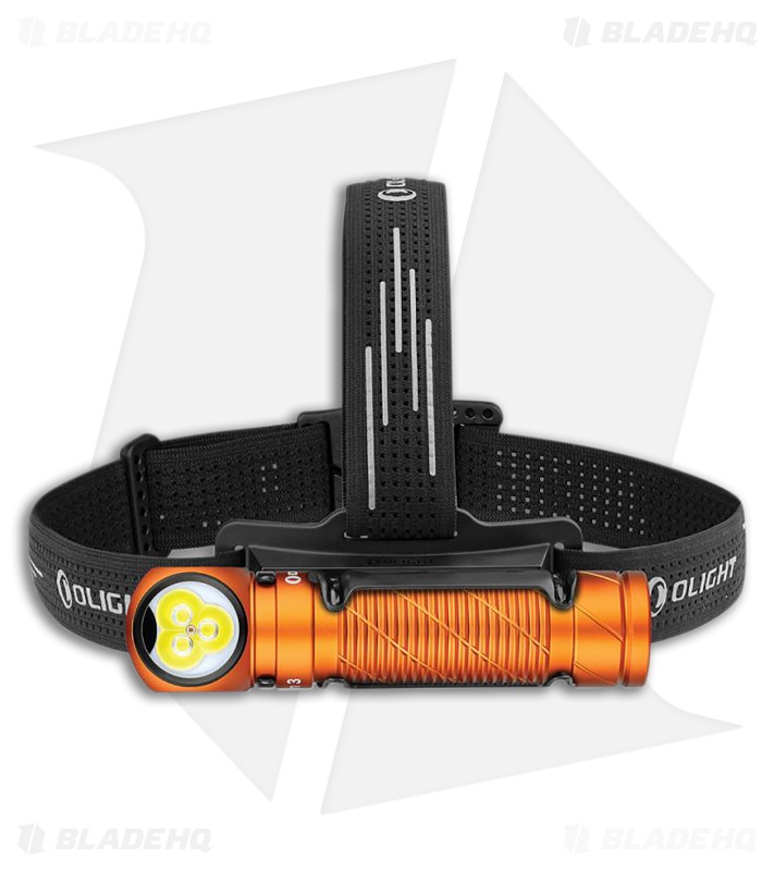Olight Perun 3 Headlamp Orange Aluminum 3000 Lumens