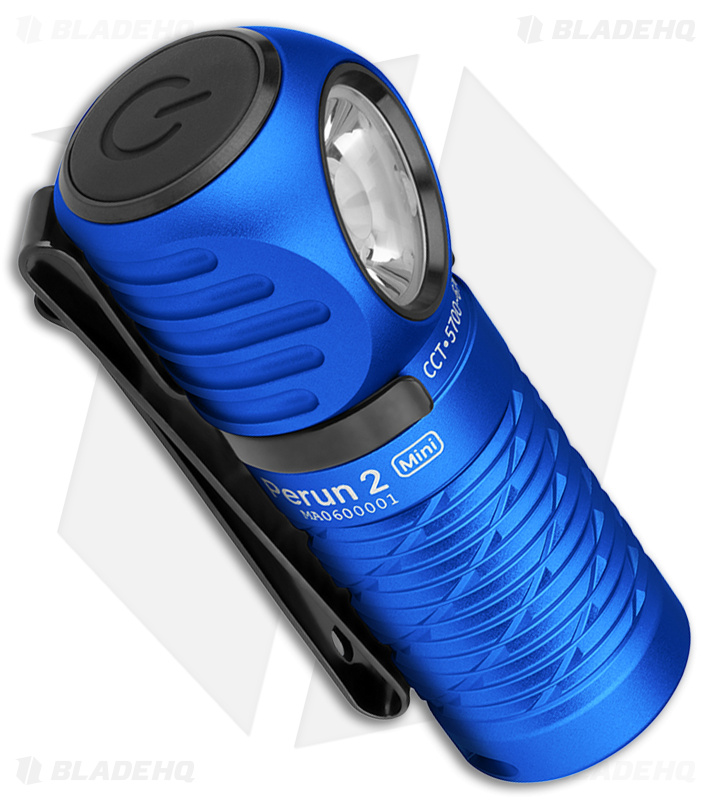 Olight Perun 2 Mini Rechargeable Flashlight Cool LED Blue (1100 Lumens)